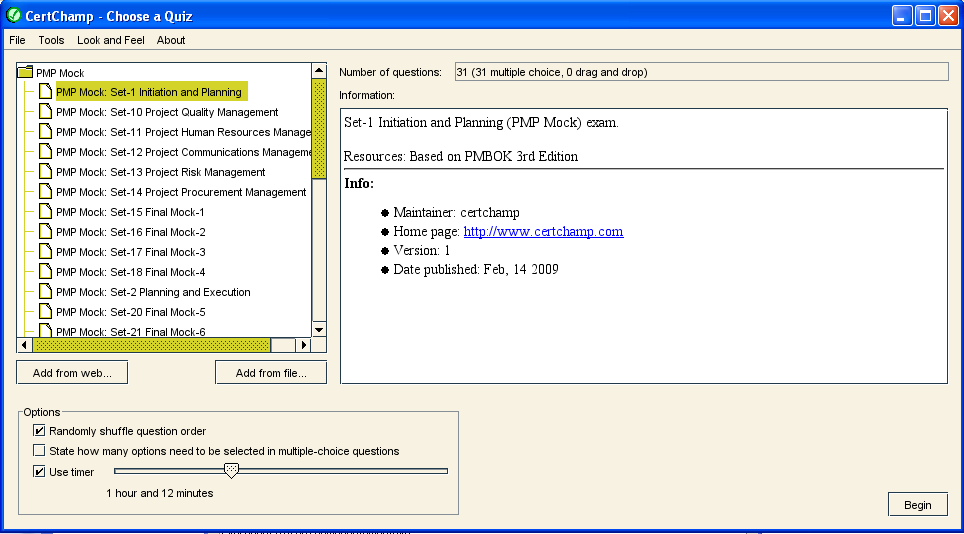 certchamp PMP 3rd Simulator Kit Free icon